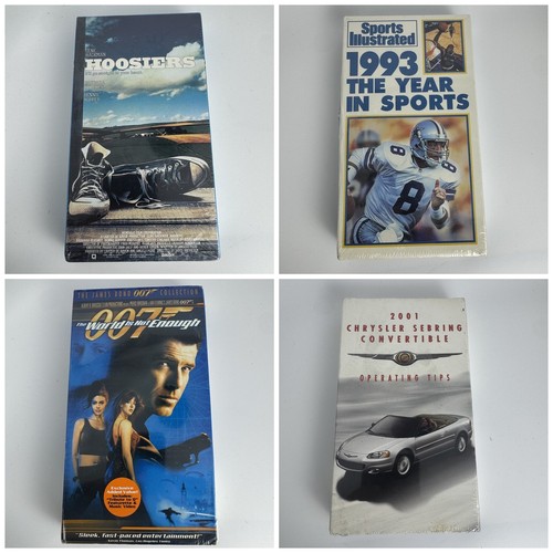 Sealed vhs tape lot hoosiers - lot,